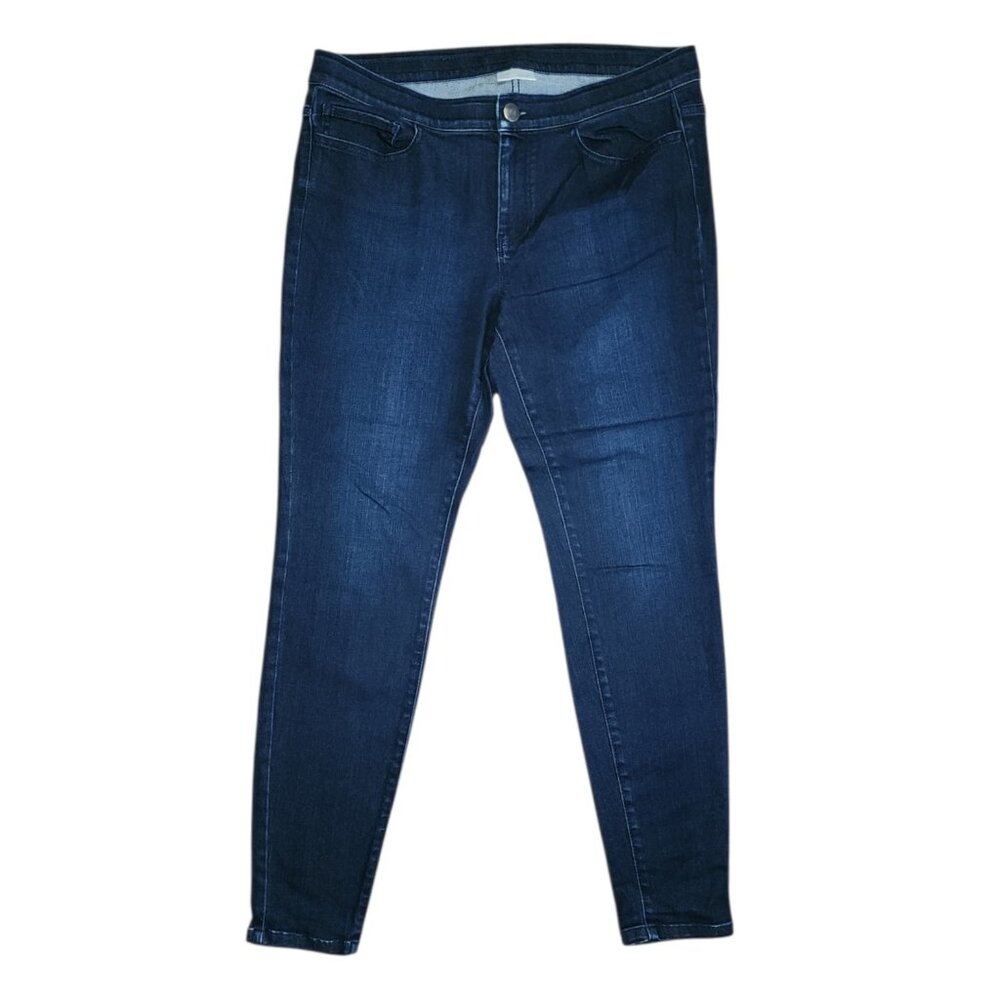 J Jill Denim Leggings‎ Jeans Womens Size 10 Blue Dark Skinny Classic Everyday